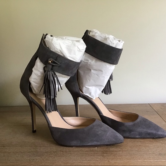 New J Crew Roxie ankle-cuff tassel pumps - Picture 4 of 6